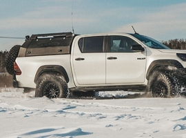 Кунг экспедиционный трехдверный VI поколения алюминиевый - Toyota Hilux